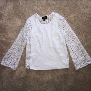 Gorgeous white lacy shirt
